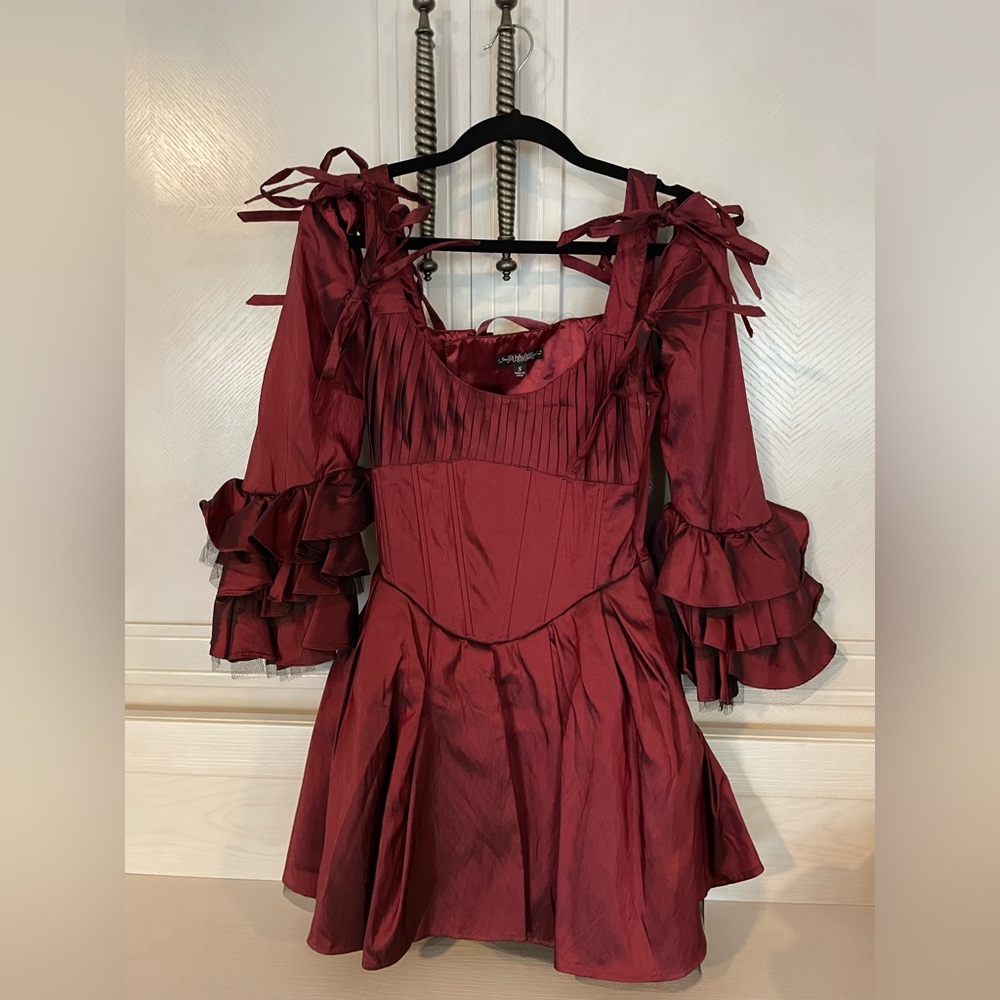 DollsKill/Unholy Red Mini Corset Dress- Excellent Condition!